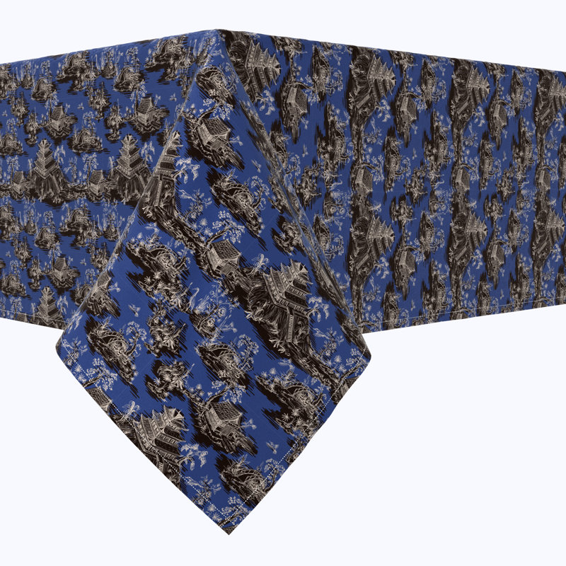 Floral 177 Cotton Tablecloths, 120" x 60"
