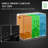 Steel,Plastic Step On Multi-Compartment Rubbish & Recycling Bin - 45L