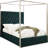 Porter Tufted Upholstered Canopy Bed-650833671-650833690