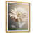 Toile avec cadre flottant or