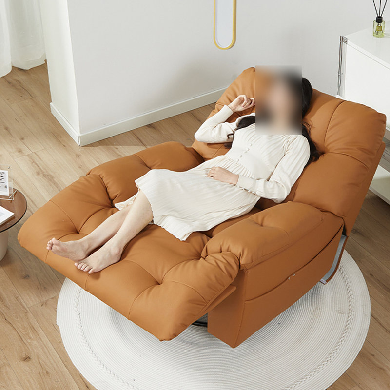 Solid wood multi-functional recliner chair