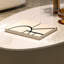 Nordic modern luxury coffee table-395436399
