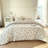 Microfiber Floral Print Comforter Set-109694727