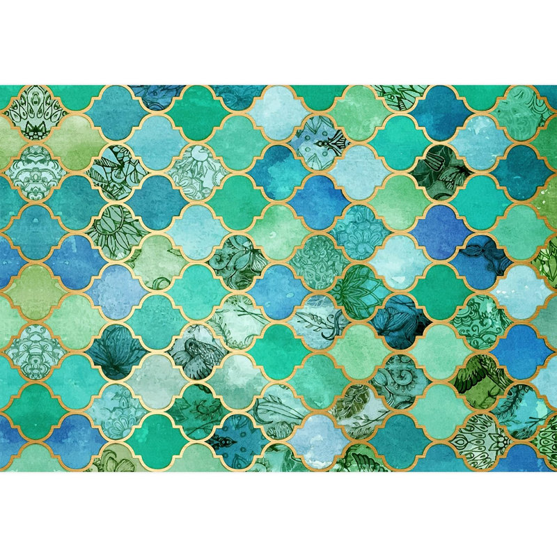 Peel & Stick Geometric Border, 100" L x 144" W