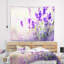 Tapisserie de terrain lavande mauve floral-28501892