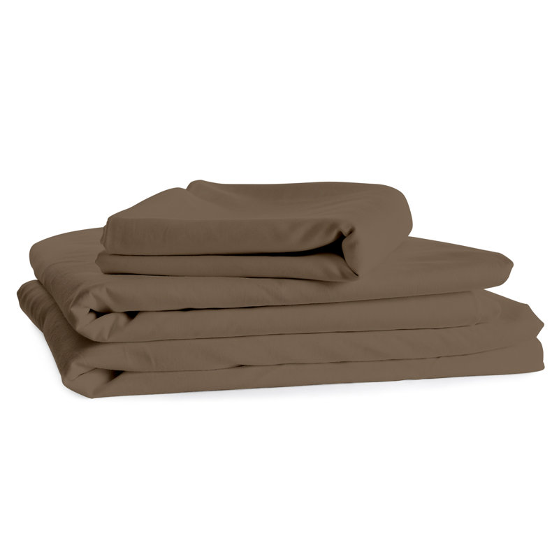 Microfiber Sheet Set, Light Brown