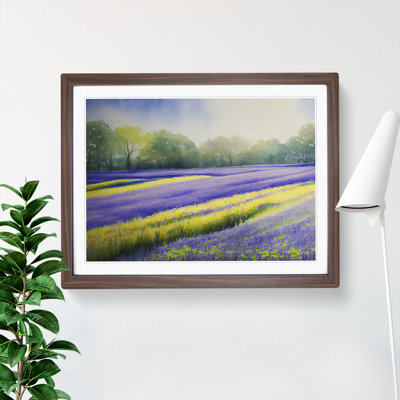 Serene Bluebell Field Vol.5 - Framed Print