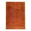 Hand Knotted Abstract Area Rug in Orange