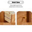 Vitrines en bois manufacturé brun massif-121319008