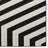 Kivett Modern Ivory and Black Indoor Outdoor Machine Washable Area Rug-1609300582