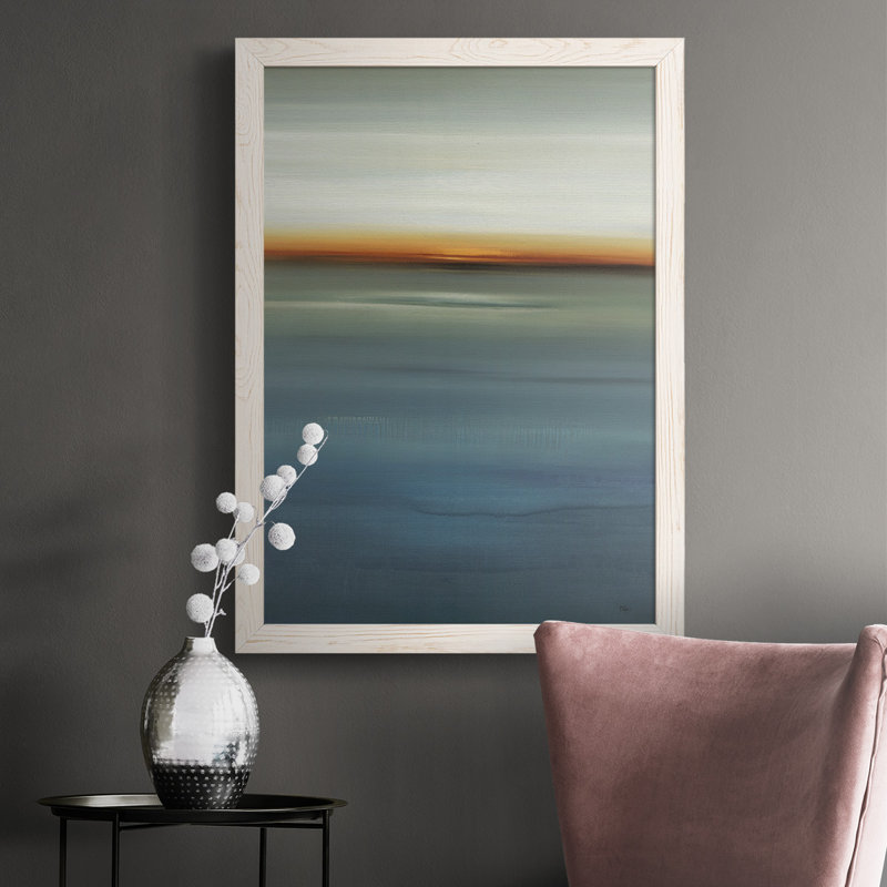 Mantz Beside The Blue I, Blanc, H 37,5 po x l 27,5 po x P 1 po