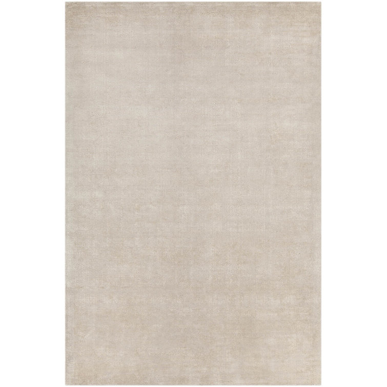 Tapis à aire beige unie Greger