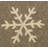 Handmade Grey Hand Felted Wool Table Runner with Snowflakes - 16x44
