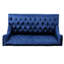 Élégant aile en velours bleu marine avec coutures de diamant enchanteur, pratique et charmant