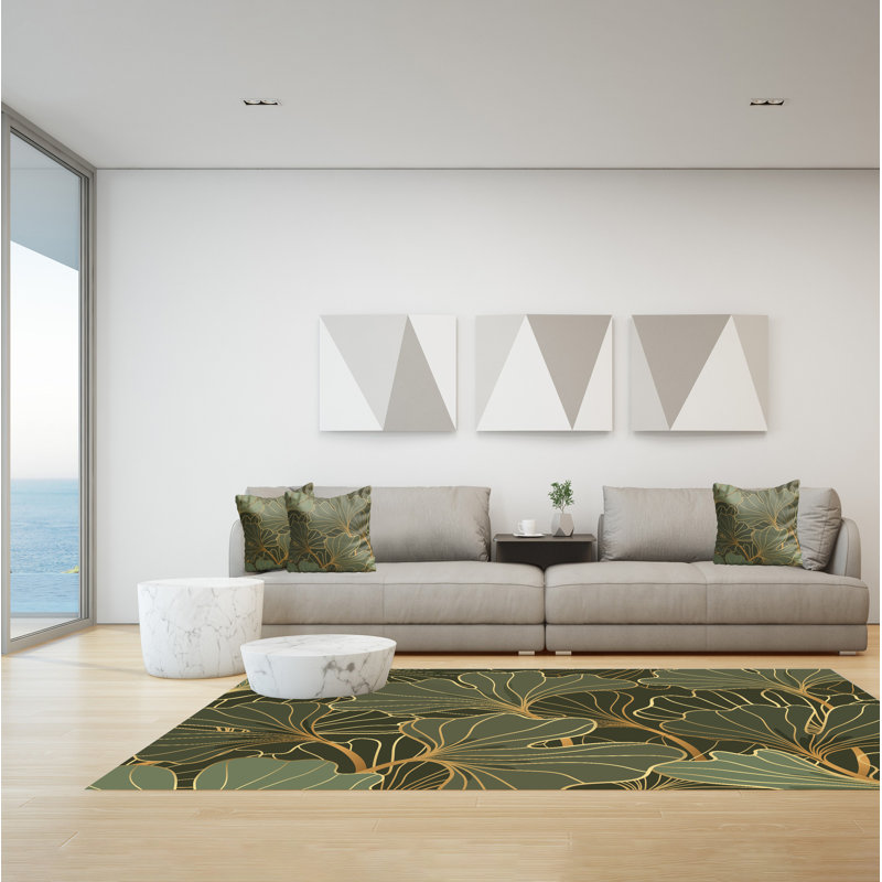 Georgy Floral Area Rug, Rectangle 155 x 230cm