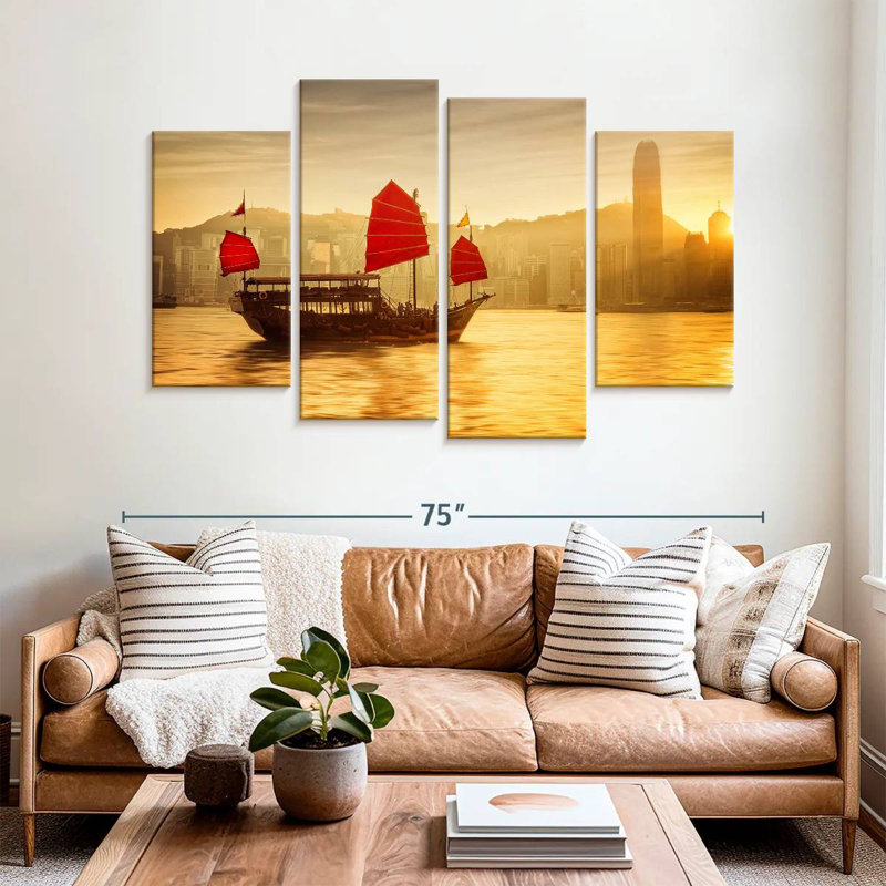 Jonque Mehar Victoria Harbour, H 42 po x l 68 po