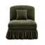 Canapé sans accoudoirs en chenille avec 1 coussin-1173418220