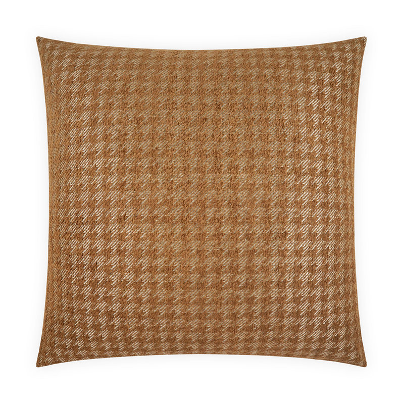 Krall Square Pillow Cover & Insert, Square 20", Amber