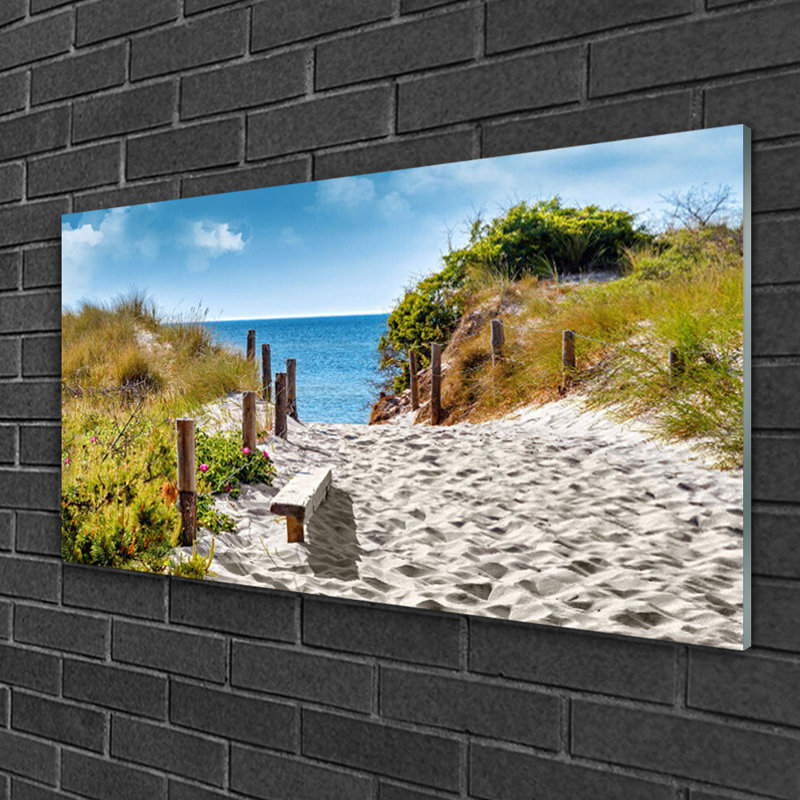 Footpath Landscape - Unframed Photograph on Glass