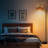 Aarzo 69.6'' Arched/Arc Rattan Floor Lamp With Led Light and Remote Control