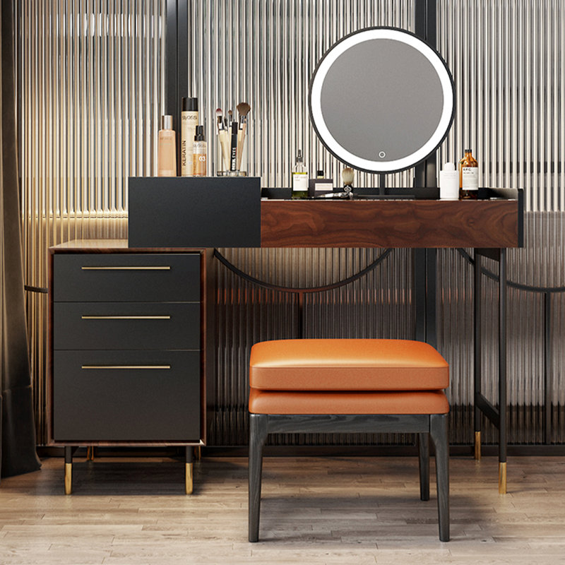 Ensemble de coiffeuse avec rangement Mid-Century