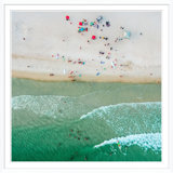 Blue Waves Crashing Ashore Giclee Print by Soicher Marin Archives