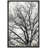 " Black & White Industrial Tree Silhouette Plants Modern Art Rustic "-101469400-101469402