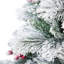 Sapin de Noël artificiel à flocage double Fairfield - 6,5 pi - non éclairé