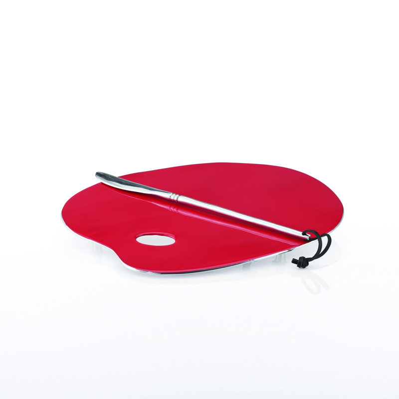 Artist Palette Cheese Set, Crimson