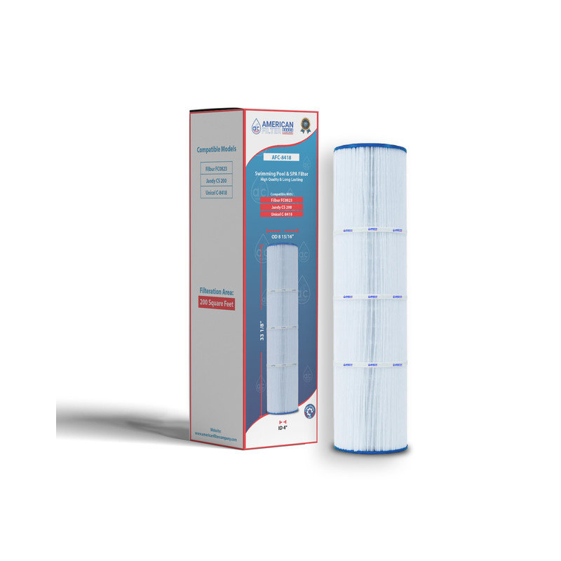 Filtres pour piscine et spa, H 34,10 po x l 9,70 po x P 9,70 po