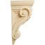 Support en bois / corbeau H 8,5 po x l 3,75 po x P 4,375 po-91262952