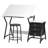 Hourglass Craft Center, 2pc Angle Adjustable Drafting Table and Stool