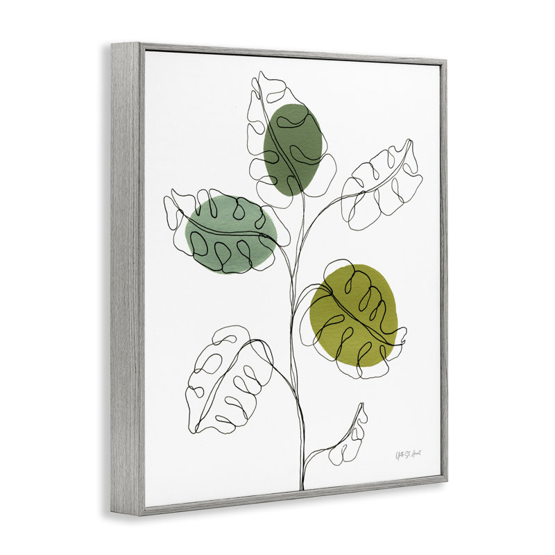 Feuilles de jardin modernes Yvette St. Amant bg-005, Estampe numérique Farmhouse, H 14 po x l 11 po