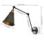 Applique murale à bras 1 lumière Kimberly-641734519-641734514