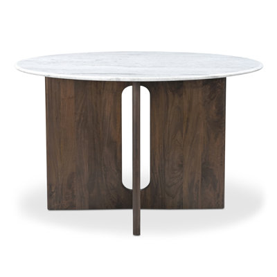 Ola Dining Table White Marble