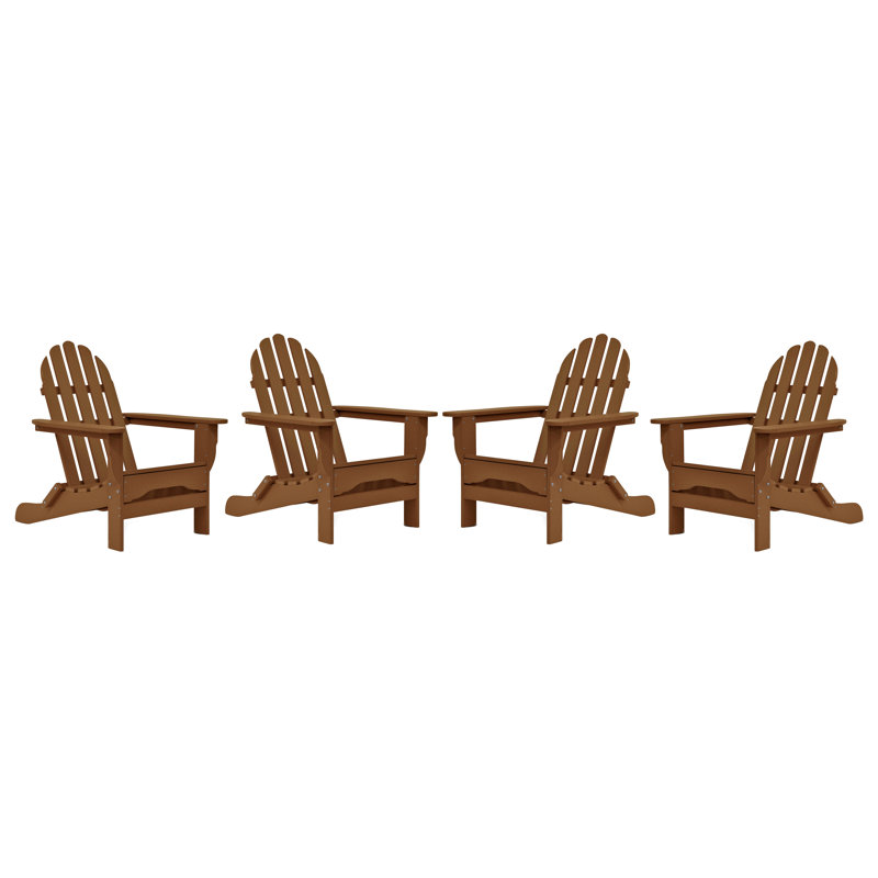 Brunt Outdoor Adirondack Set, Teak