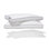Oreiller en microfibre de duvet synthétique - support moelleux - paquet de 2