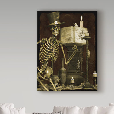 «Halloween Graveyard 4» par Deagen, impression sur toile tendue
