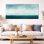 Horizon Ciel Turquoise I - Tableau encadré