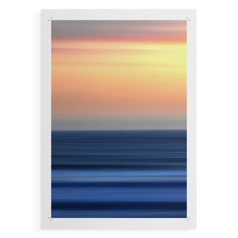 Coucher de soleil coucher de soleil I - impression sur toile seulement - non encadrée, H 18 po x l 12 po
