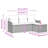 vidaXL Garden Sofa Set Grey Poly Rattan-153955608