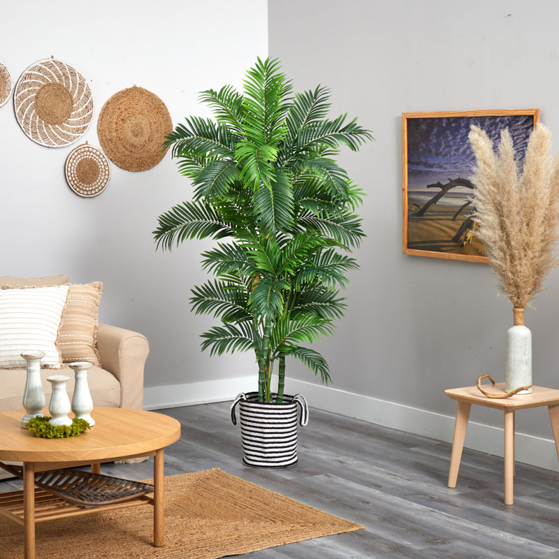 Palmier artificiel 72 po en pot
