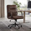 Fauteuil de conférence pivotant en similicuir moderne avec mécanisme d'inclinaison-1049890600