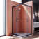 34"D x 34"W x 72"H Framed Square Shower Enclosure with 1/4"Tempered Glass Corner Shower Enclosure