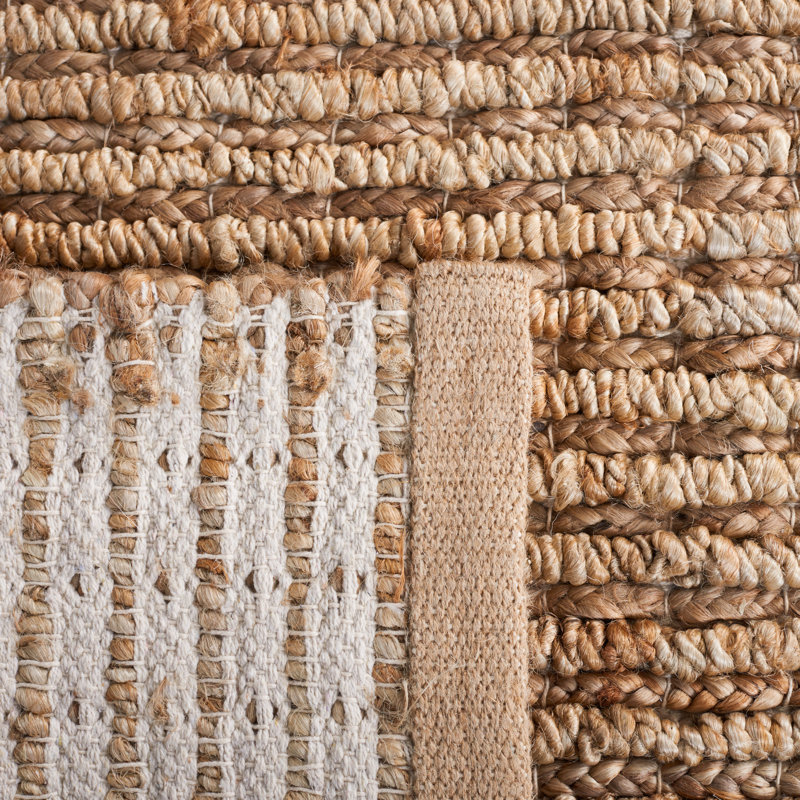 Tapis en jute tissé à la main Jameswilliam, Rectangle 8 pi x 10 pi