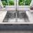 Sinber 33" x 22" Kitchen Sink Drop In Double Bowl with 18 Gauge Stainless Steel-100658010
