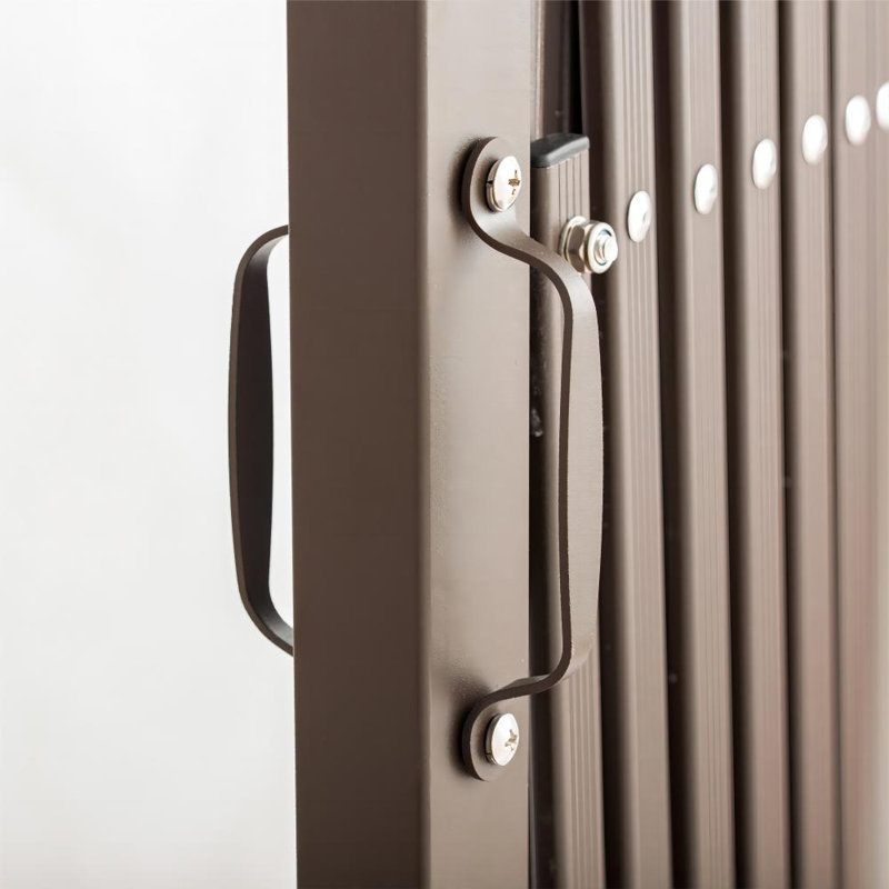 Barrière de sûreté, H 40,74 po x l 201 po x P 15 po
