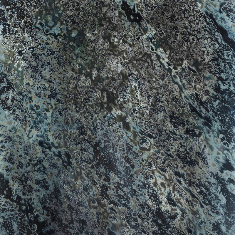 Acid Wash Flat Metal Wall Mirror