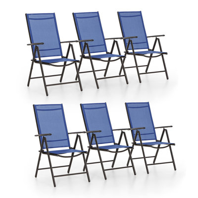 Foldable Outdoor Patio Dining Armchair