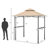 8 Ft. W x 5 Ft. D Steel Grill Gazebo-86138929